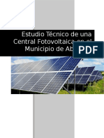 Estudio Técnico de Una Central Fotovoltaica Del Municipio de Abasolo
