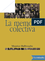 La Memoria Colectiva - Maurice Halbwachs
