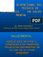 Perfil Ocupacional en Salud Mental