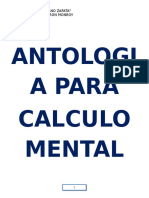 Antologia para Calculo Mental