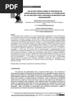 Um olhar Teórico sobre os processos de aprendizagem Organizacional
