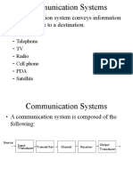 A Communication System Conveys Information From Its Source To A Destination. - Examples