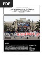 Presupuesto de salud 2017