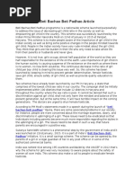 Beti Bachao Beti Padhao Article