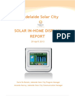 Adelaide Solar City Solar In Home Display Report