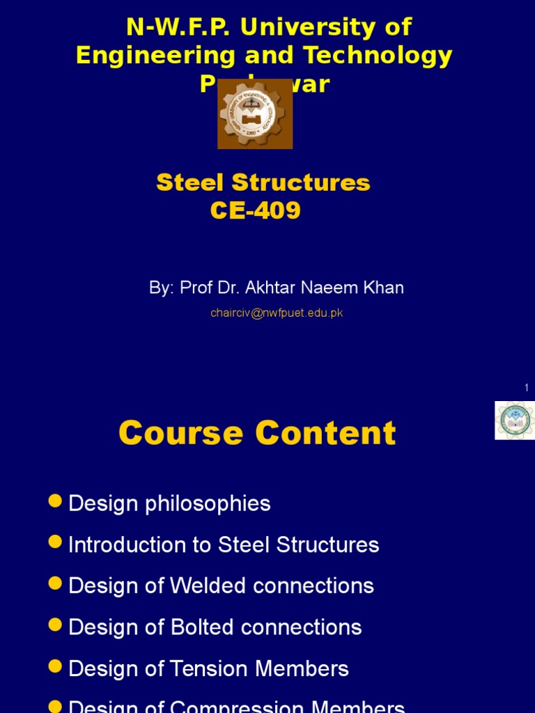 Steel Structures Design Principles | PDF | Structural Load | Strength ...