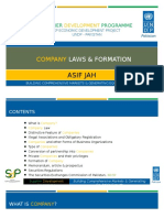 Company Law & Formation - Asif Jah