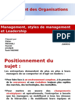 Mangement Des Organisations