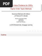 Lecture Notes 12-Higher-Order Taylor Methods