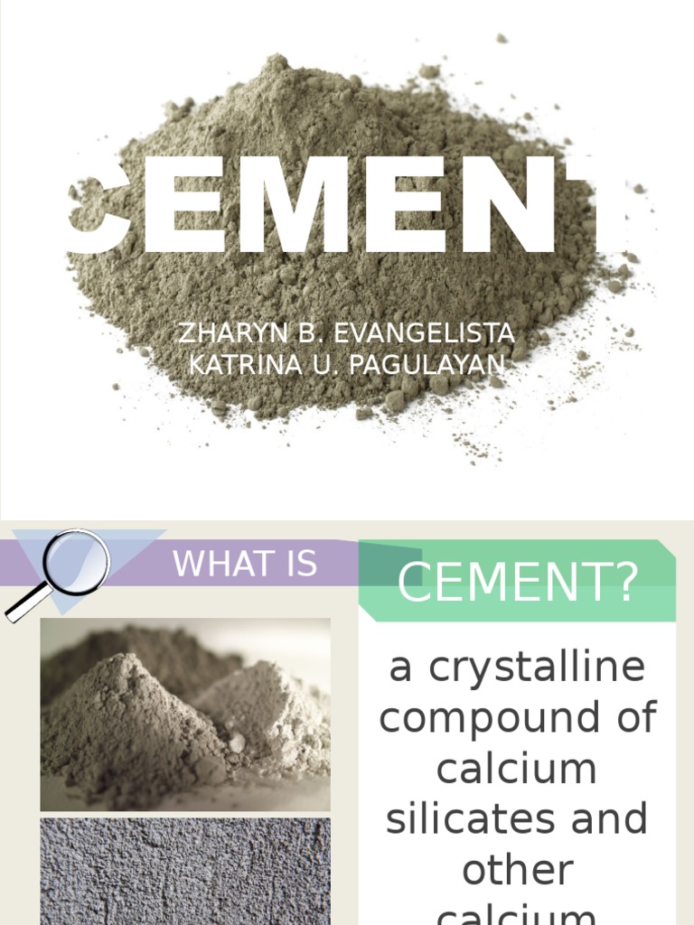 Report in Technical Analysis CEMENT | PDF | Structural Engineering ...