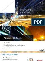 Advanced IOS Security - BRKSEC-3007