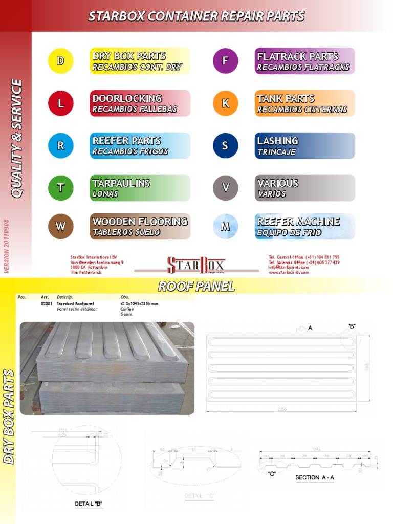 Container Spare Part Catalogue