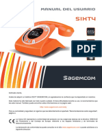 DECT Sagemcom SIXTY - Web User Guide ES