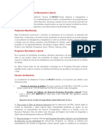 Asistencia Técnica en Recreación Laboral