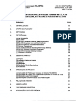 TELEBRÁS - SDT 240-410-600 - 1997 - Procedimentos de Projeto para Torres Metálicas Auto-Suportadas, Estaiadas e Postes Metálicos