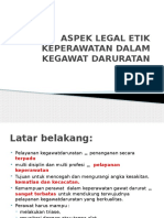 Aspek Legal Etik Keperawatan Dalam Kegawat Daruratan