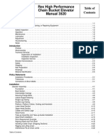 Rex High Performance Chain Bucket Elevator - Manual PDF