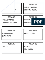 Mesa 02 Mesa 01: Jair Alejandro Cristina Berru Luis Fernando Piero Sebastian