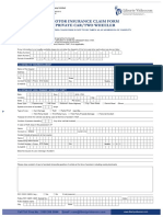 Claim Form-Private Car and Two Wheeler PDF