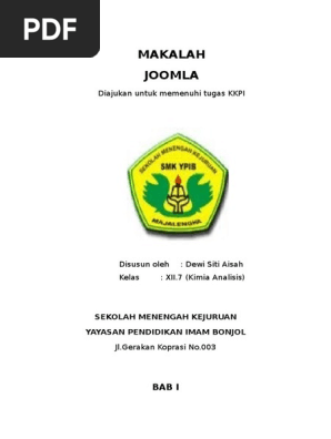 Makalah Joomla