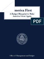 President Trump's America First - A Budget Blueprint to Make America Great Again