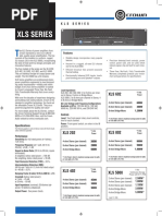 Crown Xls Series Datasheet Original