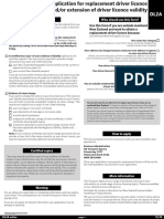 Driver Licence Replacement DL2A