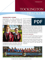 Tockington Tracker: Headmaster'S Corner