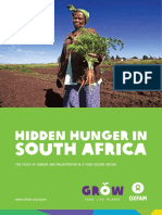Hidden Hunger in South Africa: The Faces of Hunger and Malnutrition in A Food-Secure Nation