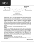 Origem Social Do Realato de Sentimentos