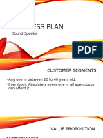 Business Plan: Sound Speaker