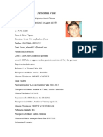 Curriculum Vitae Con Foto