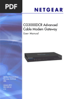 Netgear CG3000DCR User Manual (Comcast)