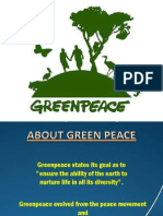 Presentation On Green Peace and Friends of Earth