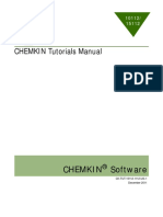 ChemKin Tutorial 2-3-7 PDF