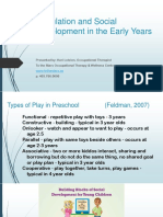 regulation and social development in the early years parent fop