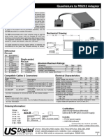 Digital: Quadrature To RS232 Adapter