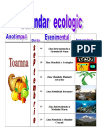 Calendar Ecologic