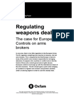 Regulating Weapons Deals: The Case For European Controls On Arms Brokers
