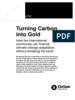 Turning Carbon Into Gold: How The International Community Can Finance Climate Change Adaptation Without Breaking The Bank