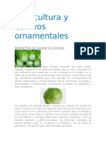 Horticultura y Cultivos Ornamentales