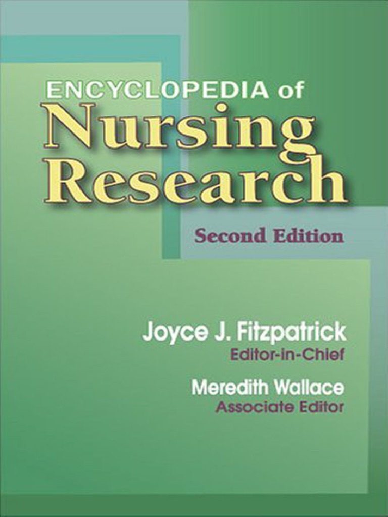 Encyclopedia of Nursing Research, Second Edition.pdf Doctor Of Philosophy Nursing