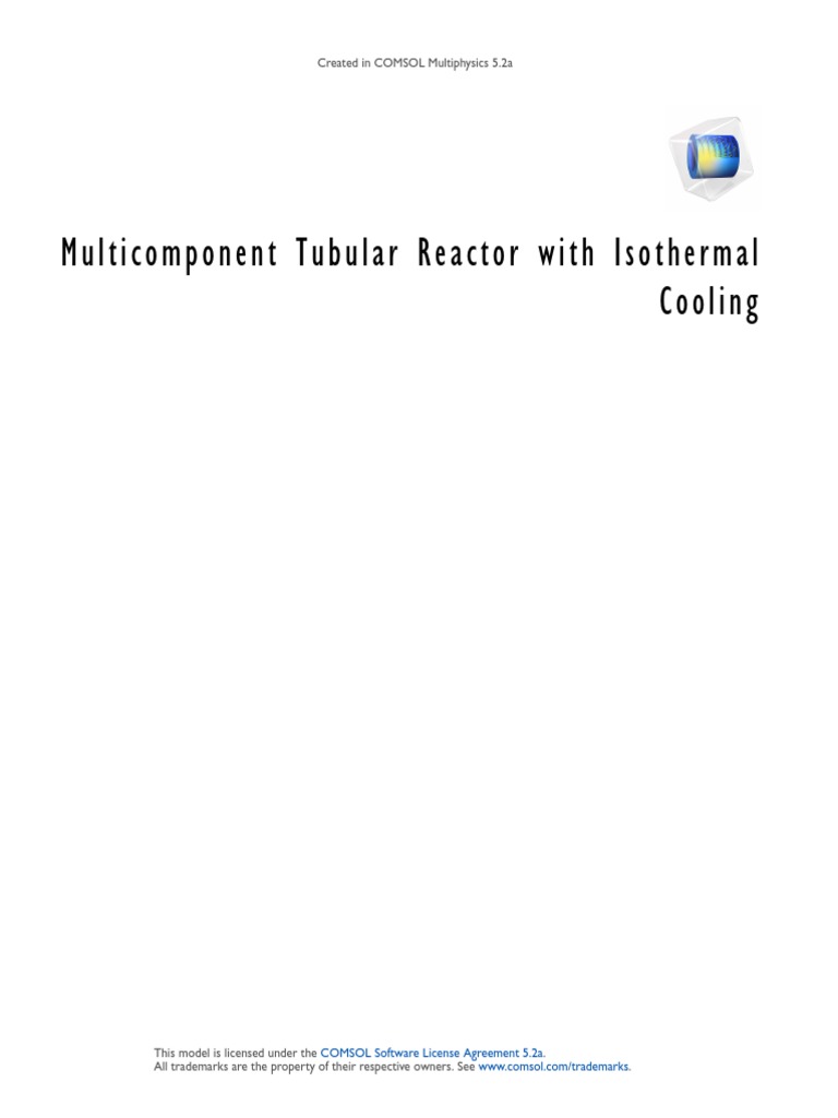 Isothermal Multicomponent Tubular Reactor | PDF | Fluid Dynamics ...