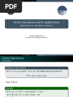 14 Vectors Operations - Handout