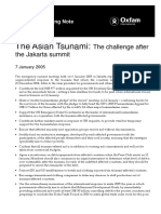 The Asian Tsunami: The Challenge After The Jakarta Summit