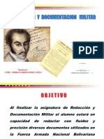 Redacción y Documentación Militar I