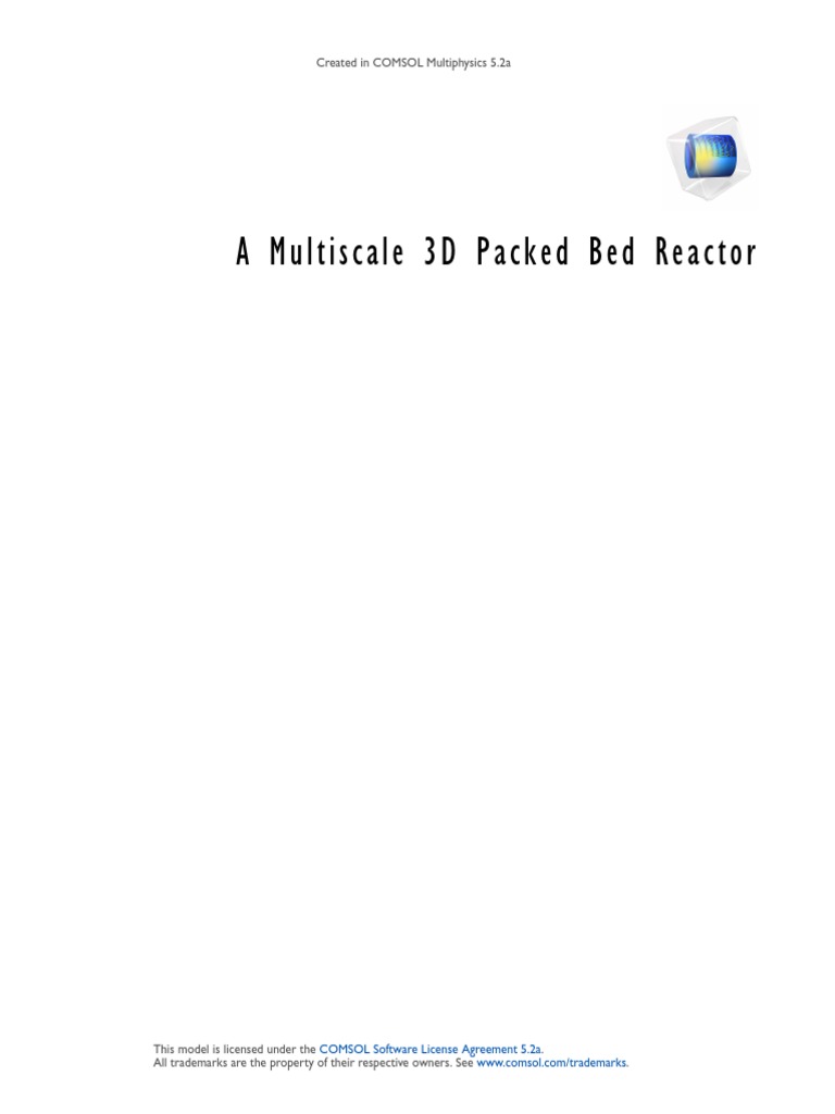 3D Packed Bed Reactor Model Analysis | PDF | Chemical Reactor | Diffusion