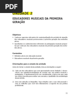 u2- Educadores Musicais Da Primeira