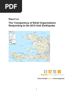 Download Report On Transparency of Relief Organizations Responding to the 2010 Haiti Earthquake by disasterwatchdog SN34223667 doc pdf