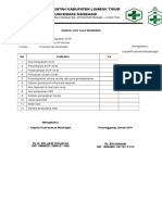 3.1.7.2 Check List Kaji Banding